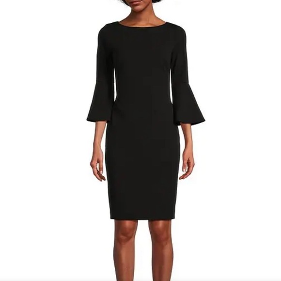 Cynthia Steffe Dresses & Skirts - Cynthia Steffe little black bell sleeve sheath dress